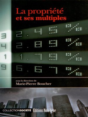 cover image of La propriété et ses multiples